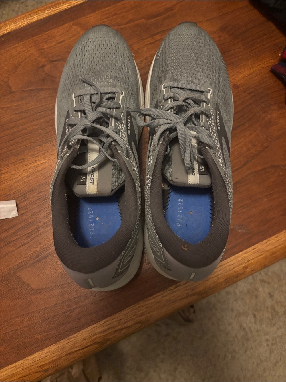 Brooks Men's Gray Athletic Running Shoes 11.5